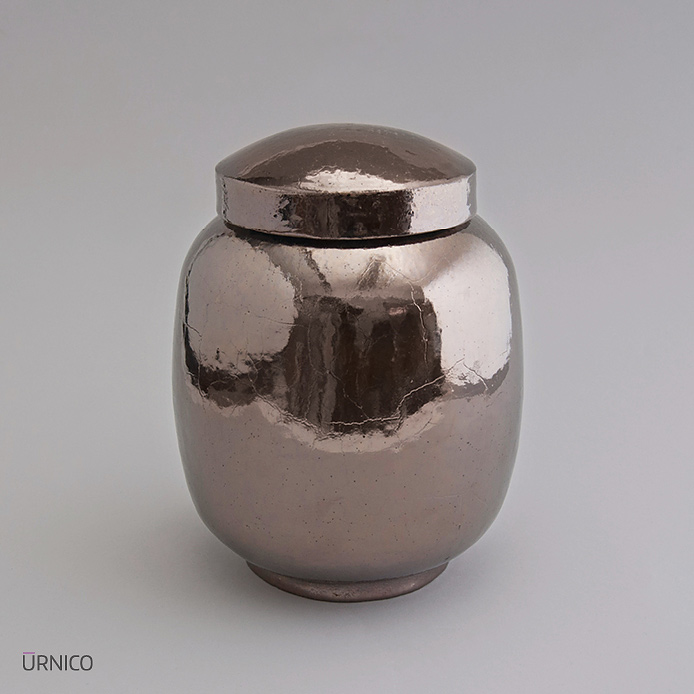 Ceramic Urn Bise 2l Gold Pepper
