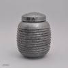 Ceramic Urn Breva 2l Grey Silver