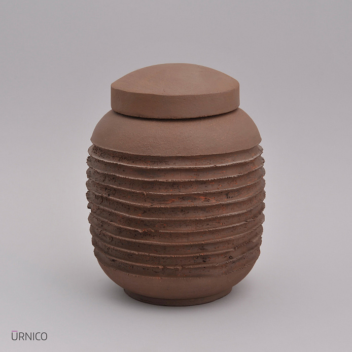 Ceramic Urn Breva 2l Raw AB