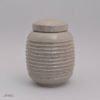 Ceramic Urn Breva 2l Transparent Craquelle