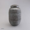 Ceramic Urn Breva 4,5l Grey Silver