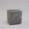 Ceramic Urn Brick Fielder 1,5l Grey Silver