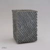 Ceramic Urn Brick Fielder 3l Grey Silver