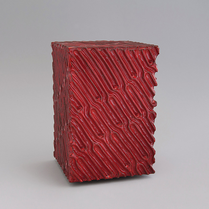 Ceramic Urn Brick Fielder 3l Red