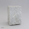 Ceramic Urn Brick Fielder 3l White Pearl