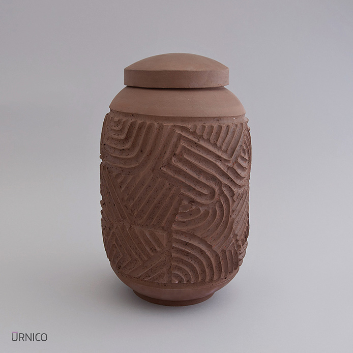Ceramic Urn Buran 4,5l Raw AB