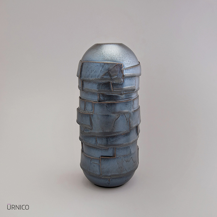 Ceramic Urn Cers 1l Rusty Anthracite