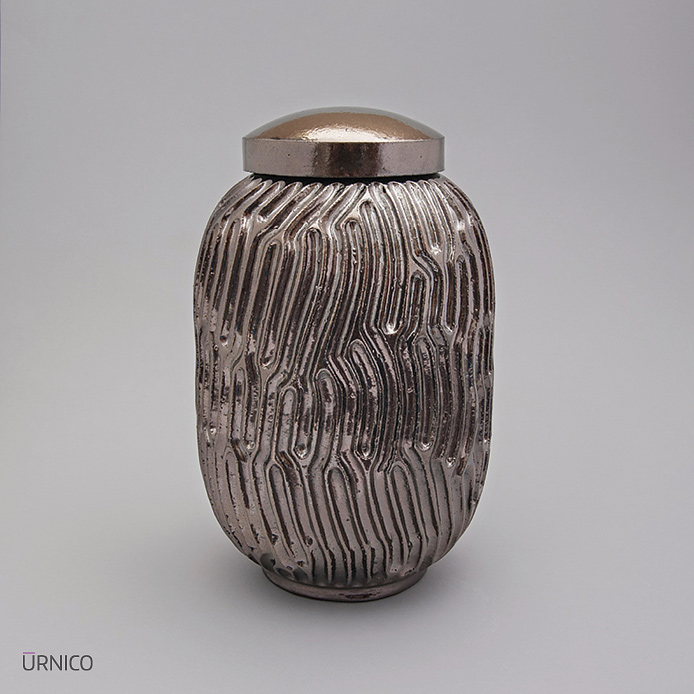 Ceramic Urn Loo 4,5l Gold Pepper